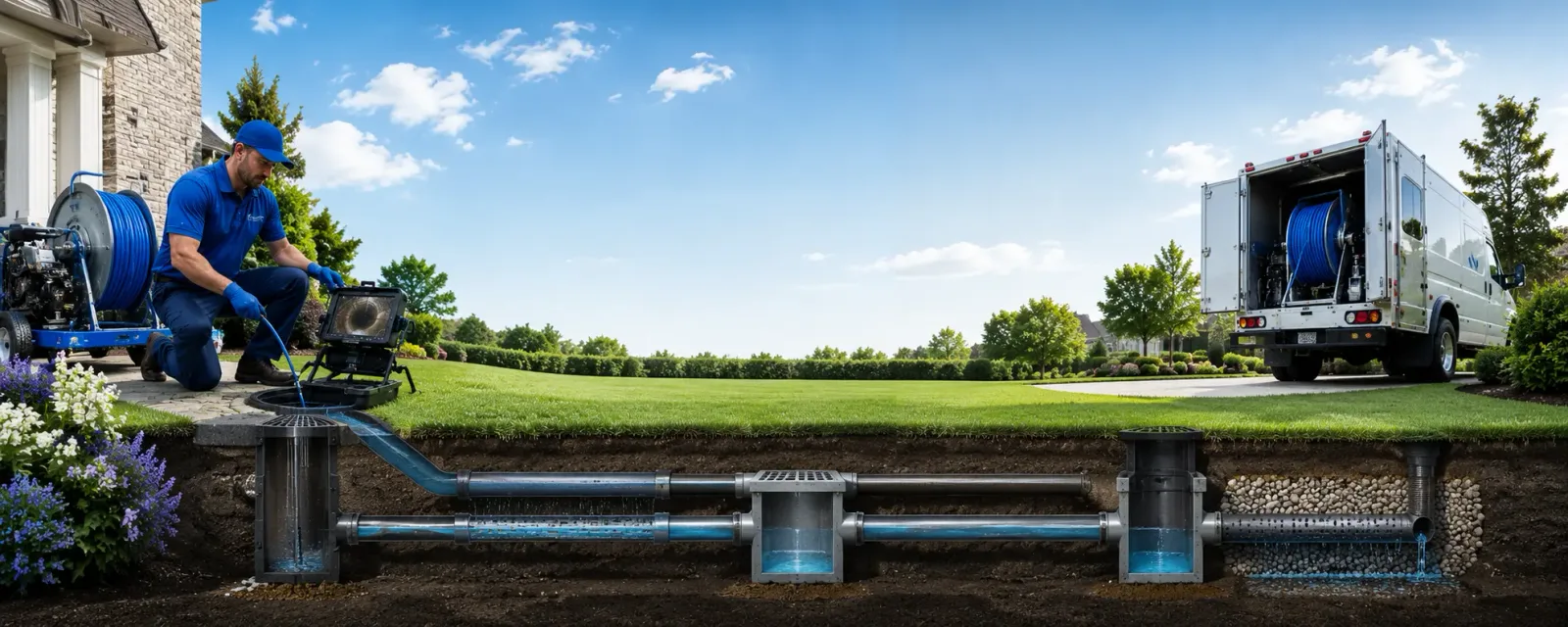 Outdoor drain cleaning information for Turton, SD